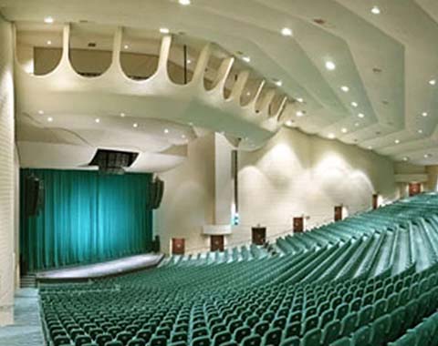 The inside of the Ruth Eckerd Hall