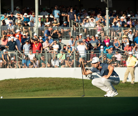 man playing golf