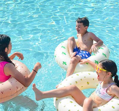 kids in the pool