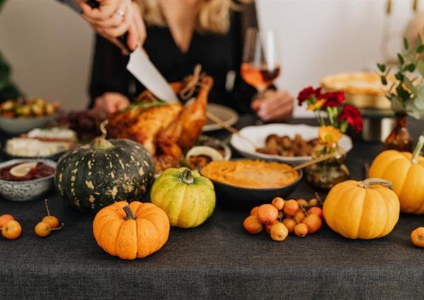 thanksgiving and autumn meal