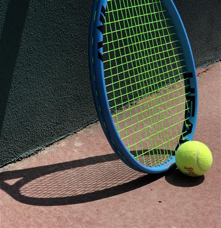 Tennis Racquet and ball