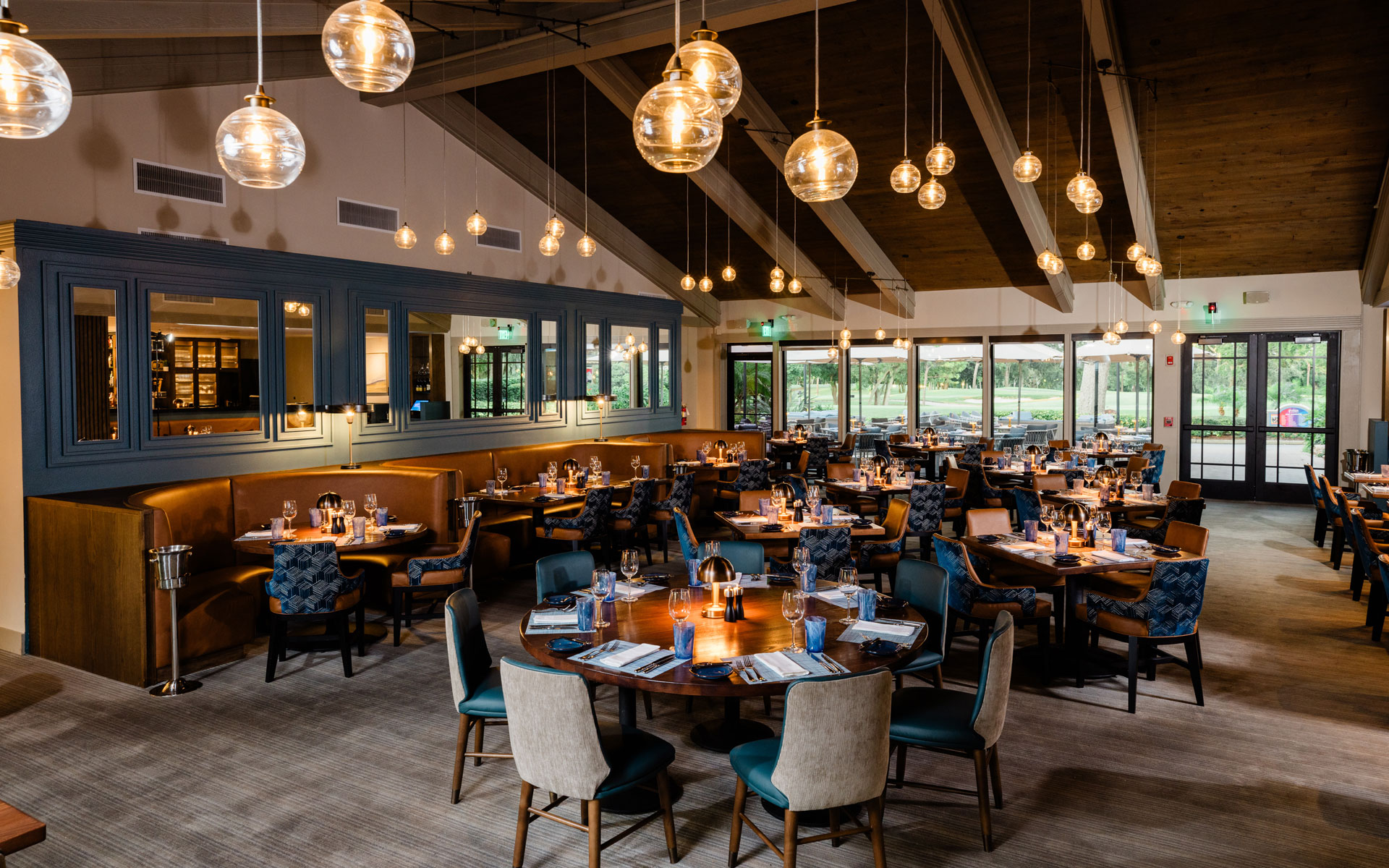 People enjoying dinner